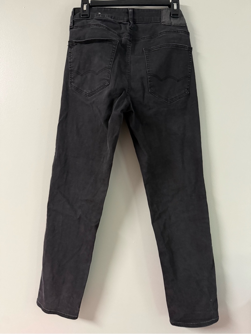 Women's Black Slim Straight Jeans American Eagle - Picture 3 of 4